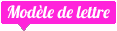 Modele de lettre
