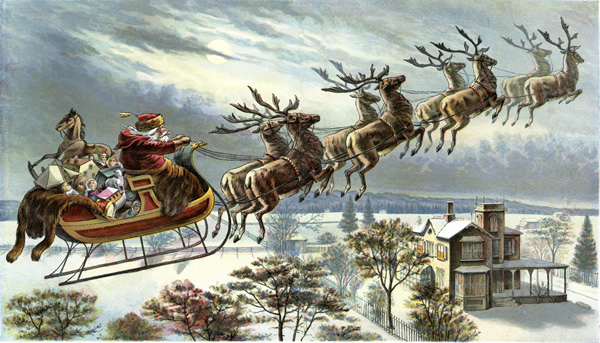 Le traîneau du Père Noël